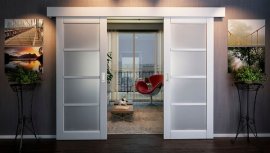 Современные Раздвижные двери в квартире – решение для небольших интерьеров-